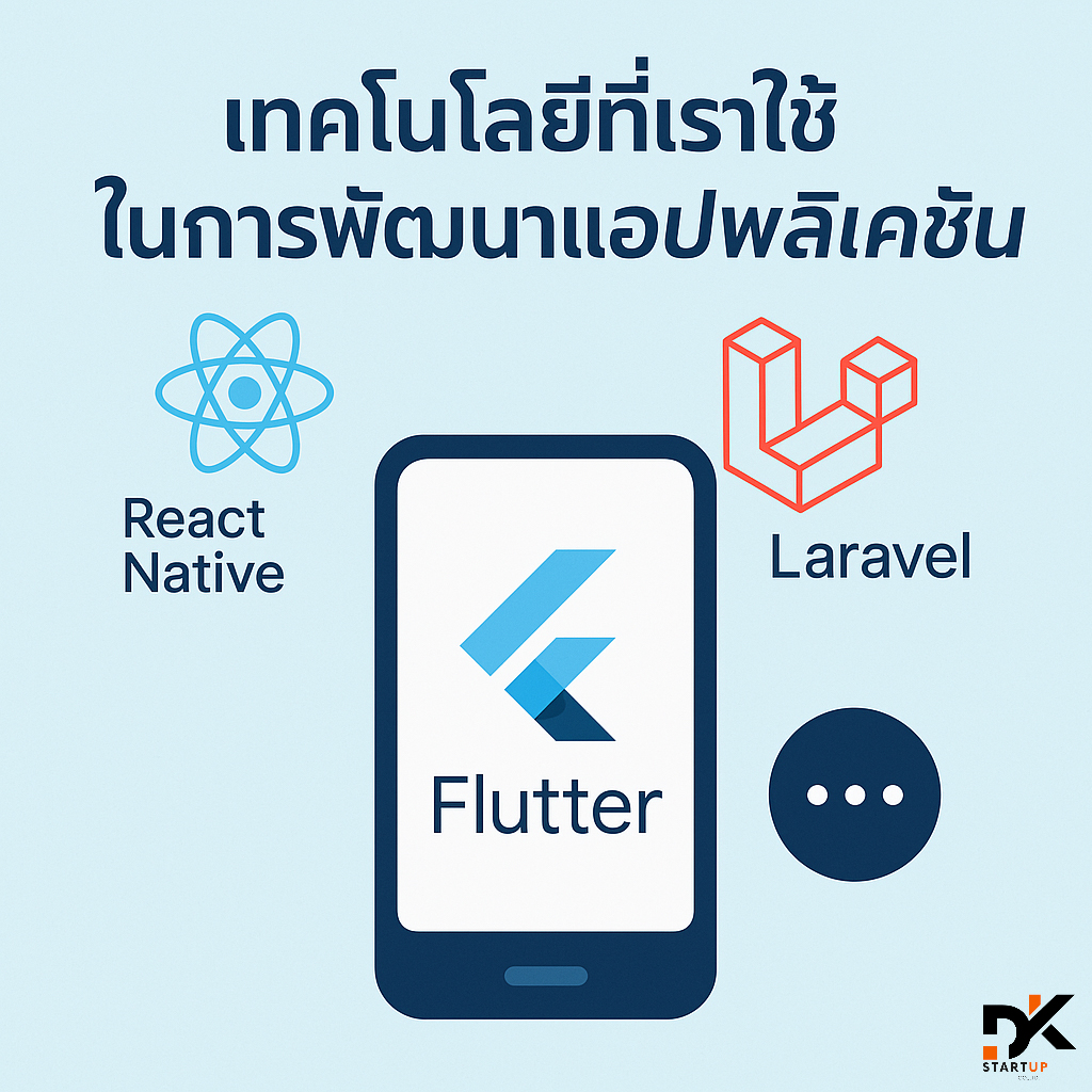 เทคโนโลยีที่เราใช้ในแอพเลย